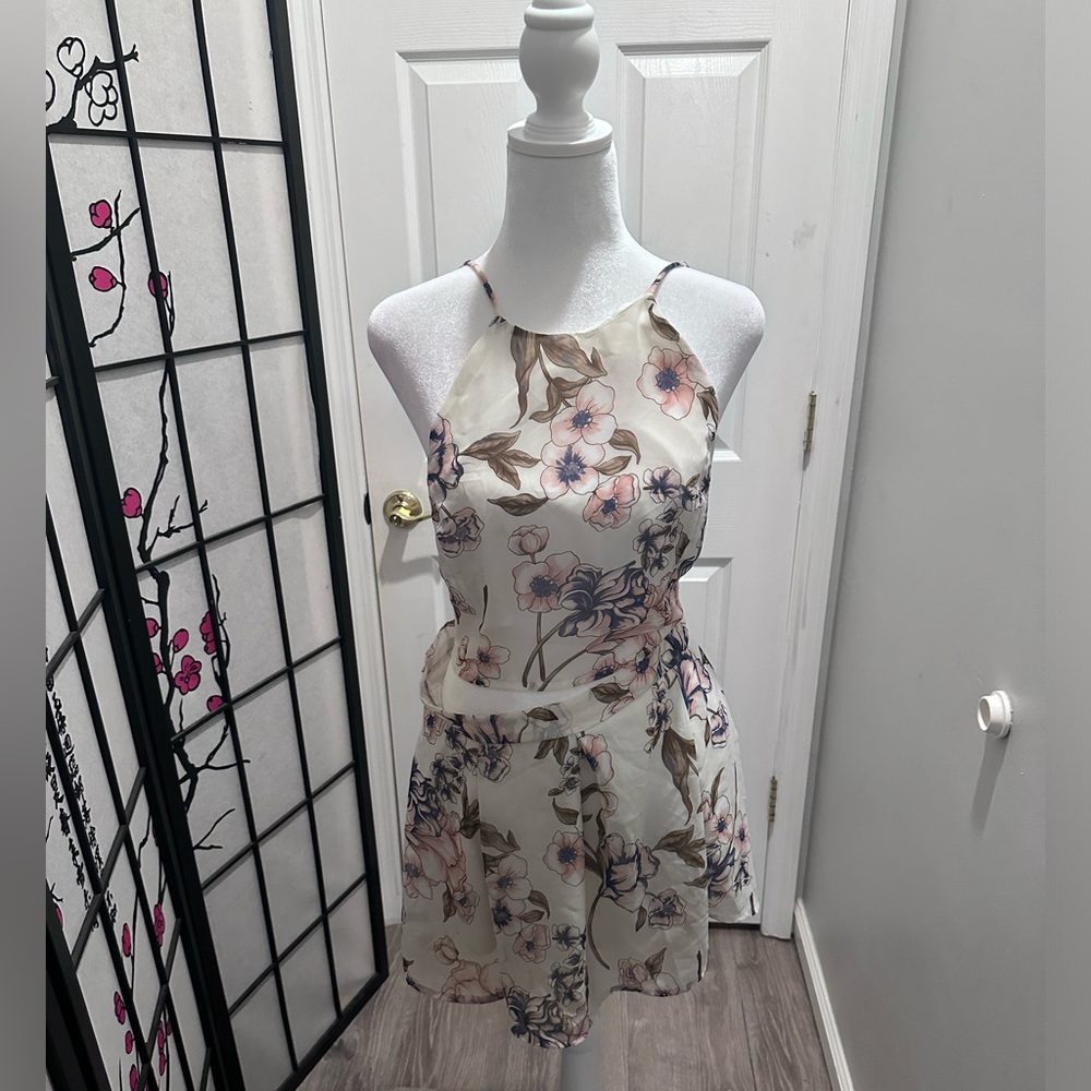 Fashion Nova two piece skort set size L